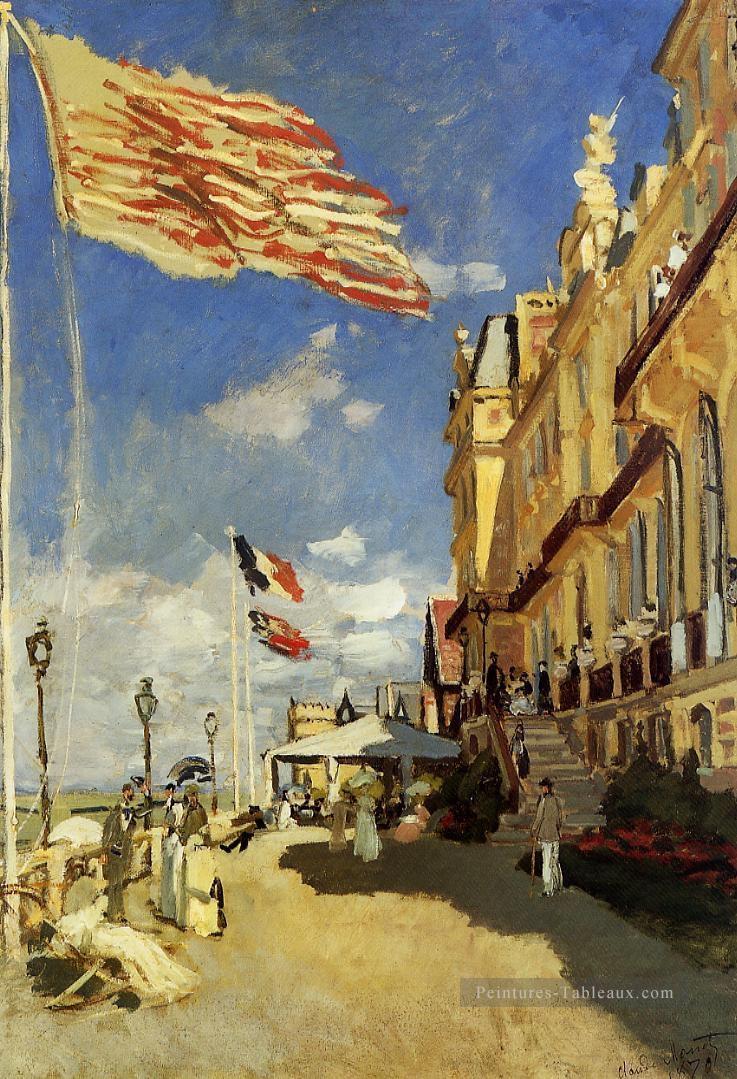 Hôtel des Roches Noires Trouville Claude Monet Peintures à l'huile